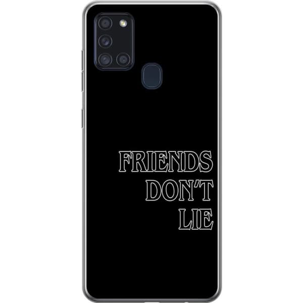Samsung Galaxy A21s Gennemsigtig cover Stranger Things