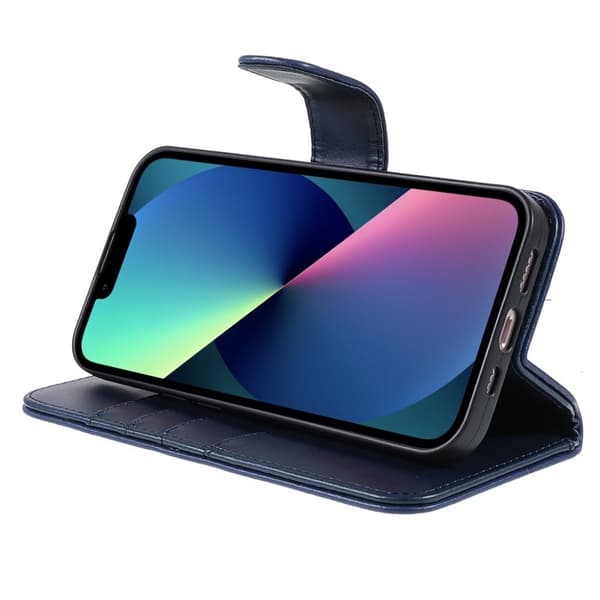 Nordic Covers iPhone 14 Plus Kotelo Essential Leather Heron Blue