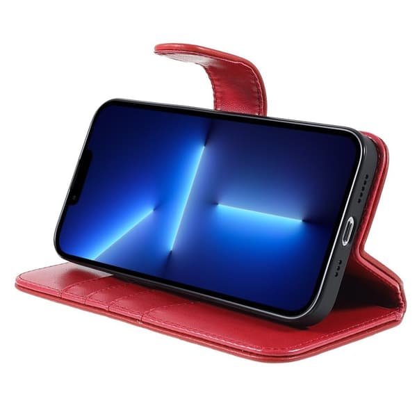 Nordic Covers iPhone 14 Pro Max Kotelo Essential Leather Poppy Red