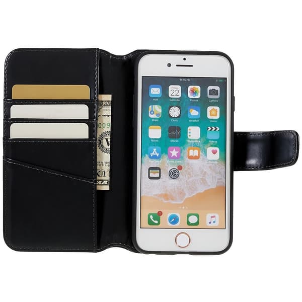 Nordic Covers iPhone 7/8/SE Fodral MagLeather Raven Black