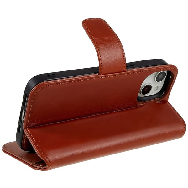 Nordic Covers iPhone 14 Plus Kotelo MagLeather Maple Brown