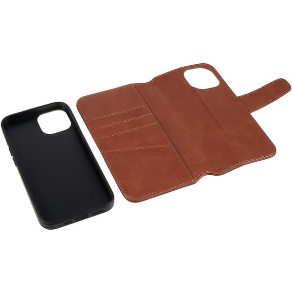 Nordic Covers iPhone 14 Plus Kotelo MagLeather Maple Brown
