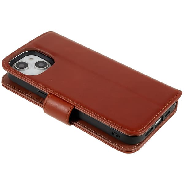 Nordic Covers iPhone 14 Plus Kotelo MagLeather Maple Brown