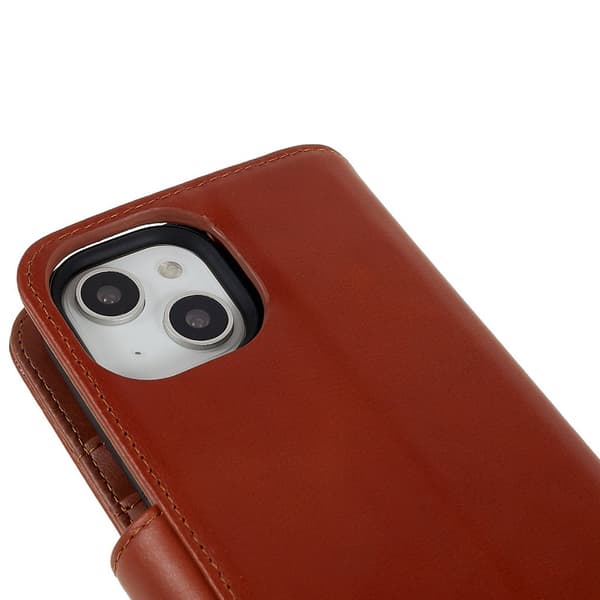Nordic Covers iPhone 14 Plus Kotelo MagLeather Maple Brown