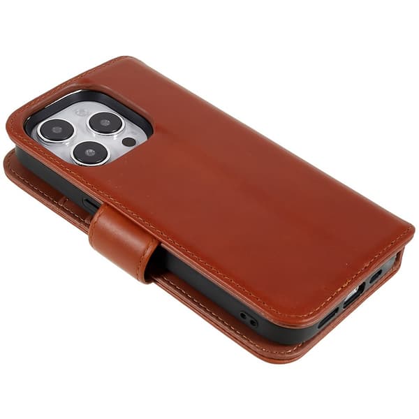 Nordic Covers iPhone 14 Pro Fodral MagLeather Maple Brown