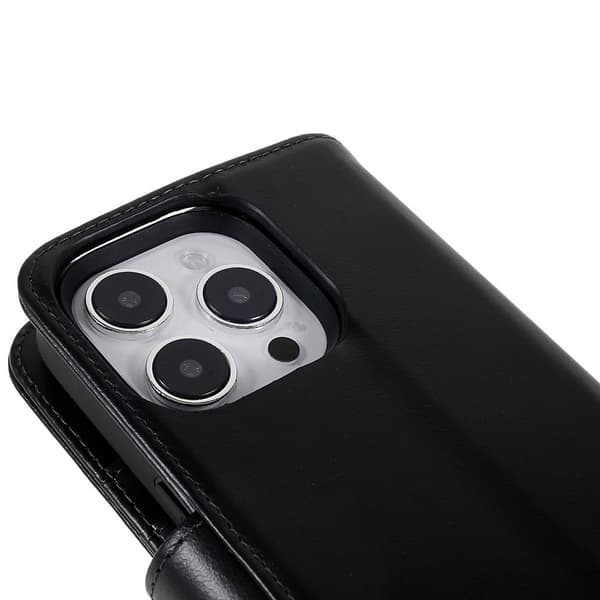 Nordic Covers iPhone 14 Pro Max Etui MagLeather Raven Black