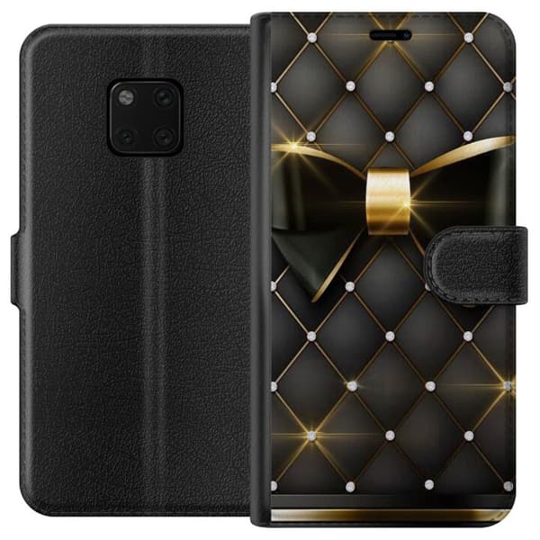 Huawei Mate 20 Pro Lompakkokotelo Kultainen roosetta