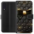 Pikkukuva 1 / 3: Samsung Galaxy A50 Lompakkokotelo Kultainen roosetta