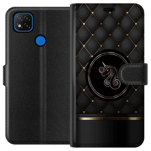 Xiaomi Redmi 9C Plånboksfodral Luxury Unicorn