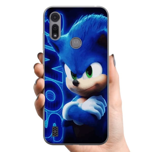 Motorola Moto E6i TPU Mobildeksel Sonic the Hedgehog