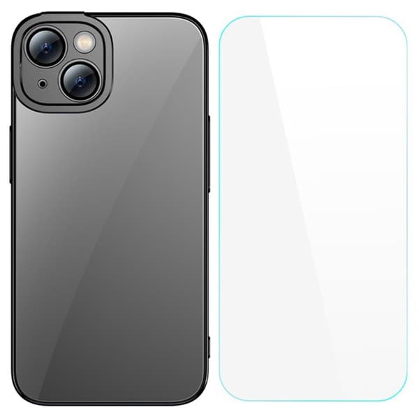 Baseus iPhone 14 Skal Glitter Series Svart