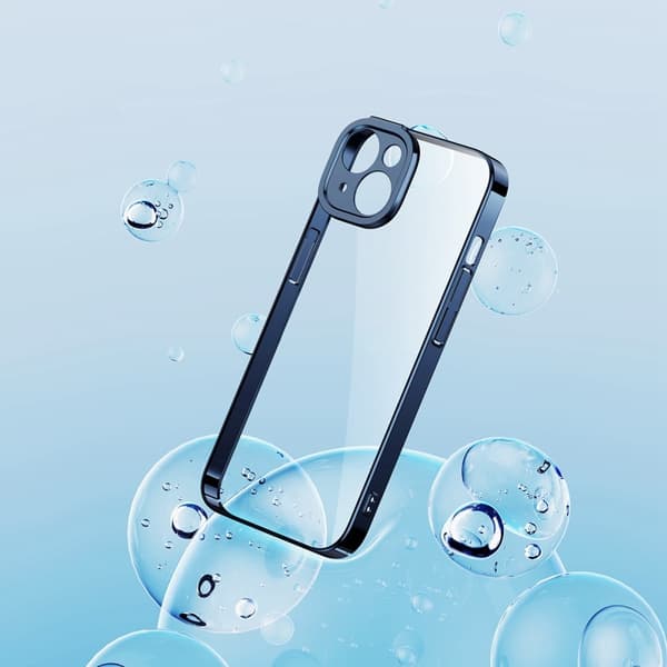 Baseus iPhone 14 Plus Skal Glitter Series Blå