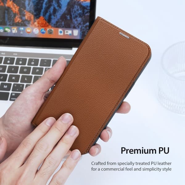 DUX DUCIS iPhone 14 Plus Kotelo Skin X2 Series Ruskea