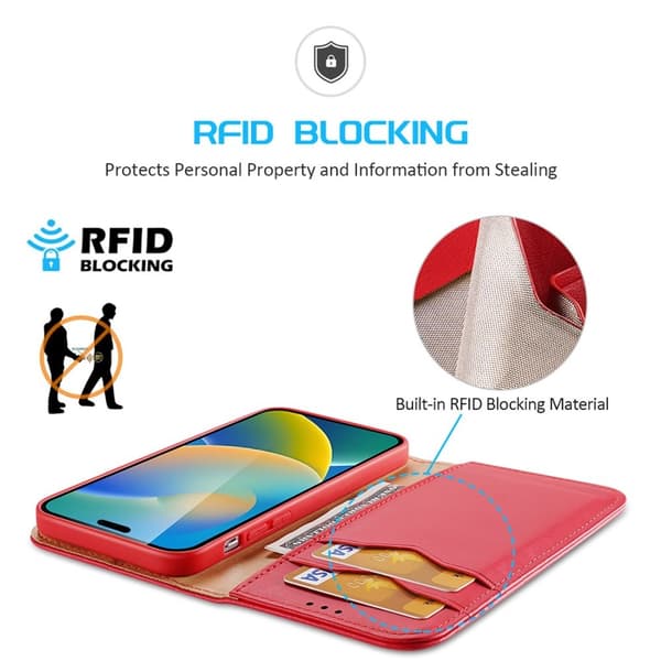 DUX DUCIS iPhone 14 Pro Etui Hivo Series Rød