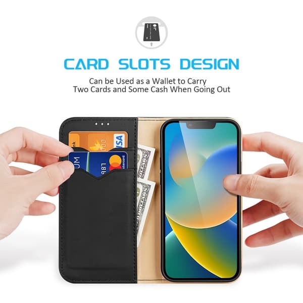DUX DUCIS iPhone 14 Plus Kotelo Hivo Series Musta