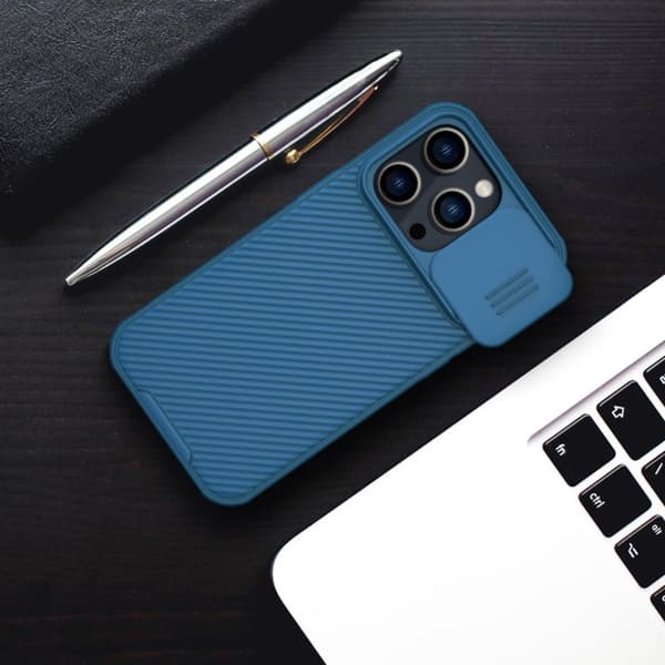 Nillkin iPhone 14 Pro Max Kuori CamShield Sininen