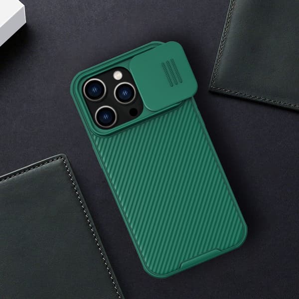Nillkin iPhone 14 Pro Skal CamShield Grön