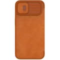 Miniatyrbild 2 av 6: Nillkin iPhone 14 Plus Fodral Qin Pro Series Brun