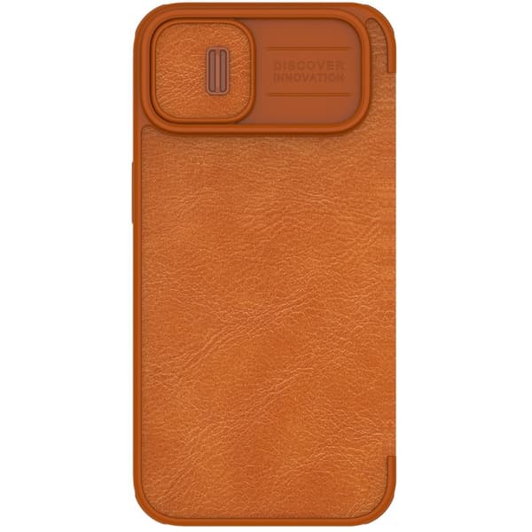 Nillkin iPhone 14 Plus Fodral Qin Pro Series Brun