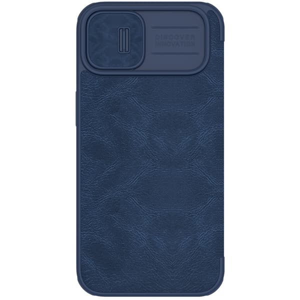 Nillkin iPhone 14 Plus Kotelo Qin Pro Series Sininen