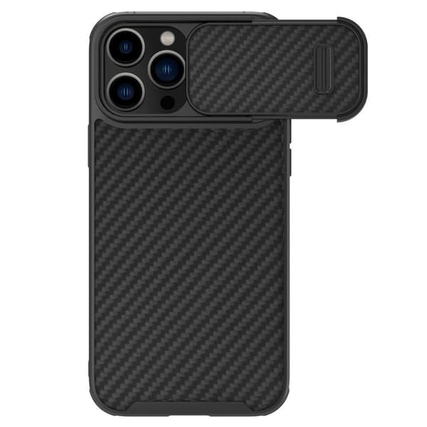 Nillkin iPhone 14 Pro Kuori Synteettinen Kuitu Musta