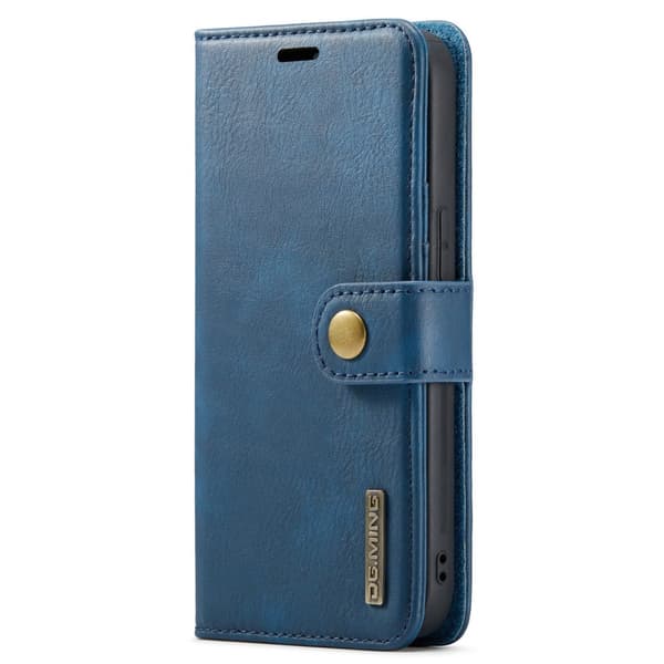 DG MING iPhone 14 Plus 2-i-1 Magnet Pungetui - Blå