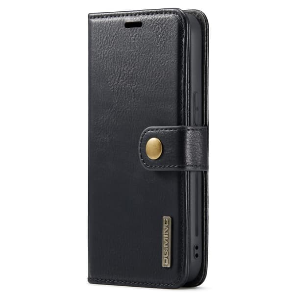 DG MING iPhone 14 2-i-1 Magnet Plånboksfodral - Svart