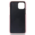 Miniatyrbillede 5 af 5: SKALO iPhone 14 PU-læder Kortholder Cover - Rosa guld
