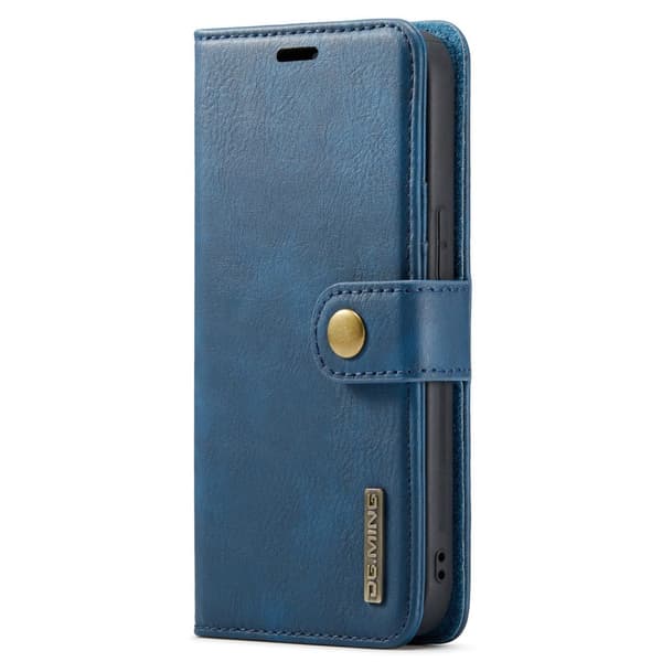DG MING iPhone 14 Pro 2-i-1 Magnet Pungetui - Blå