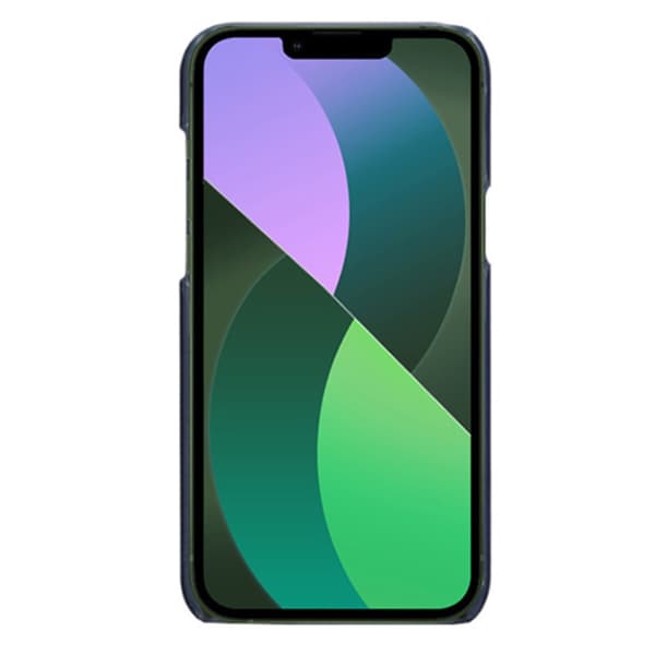 SKALO iPhone 14 PU-læder Kortholder Cover - Blå