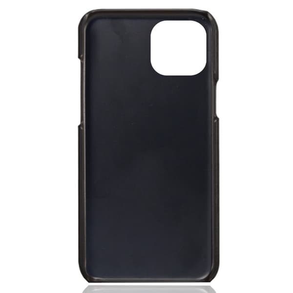 SKALO iPhone 14 PU-nahkainen Korttikotelo - Musta