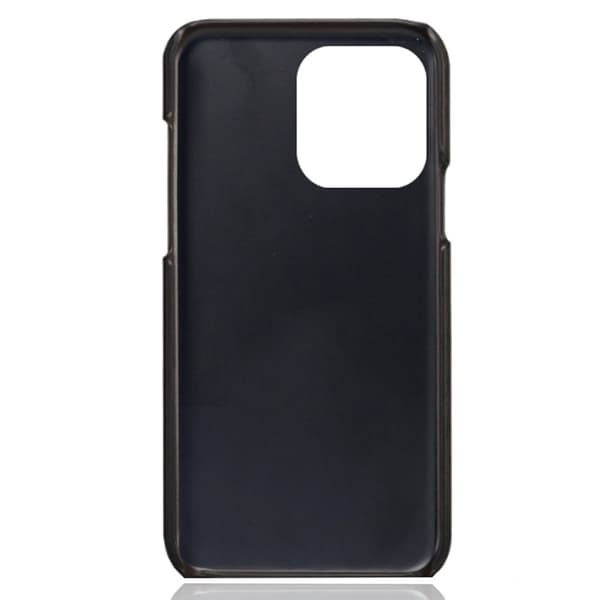 SKALO iPhone 14 Pro PU-læder Kortholder Cover - Sort