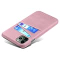 Miniatyrbillede 4 af 5: SKALO iPhone 14 Plus PU-læder Kortholder Cover - Rosa guld
