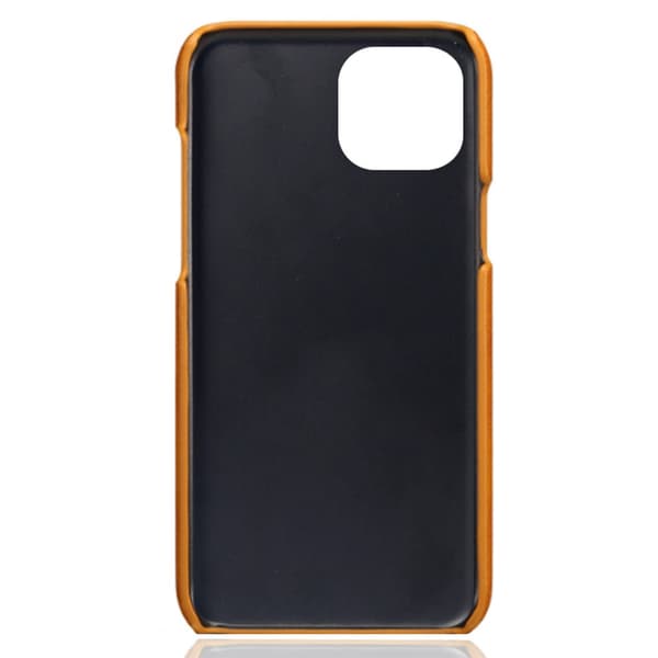 SKALO iPhone 14 Plus PU-læder Kortholder Cover - Lys brun