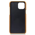 Miniatyrbillede 5 af 5: SKALO iPhone 14 Plus PU-læder Kortholder Cover - Lys brun