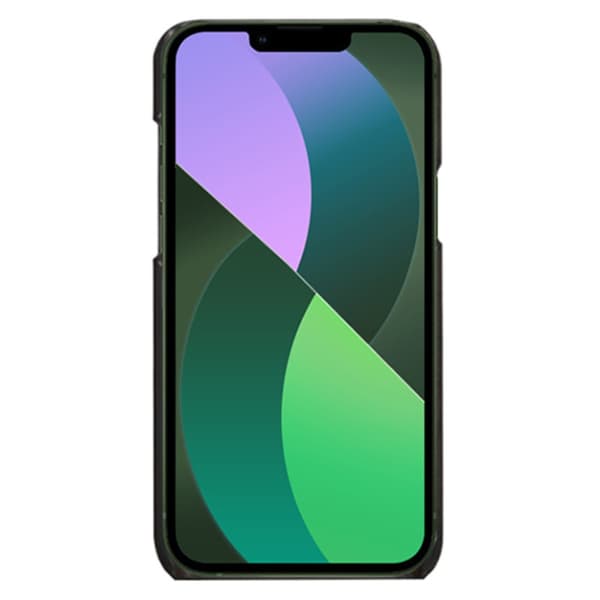 SKALO iPhone 14 Plus PU-læder Kortholder Cover - Sort