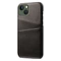 Miniatyrbillede 2 af 5: SKALO iPhone 14 Plus PU-læder Kortholder Cover - Sort