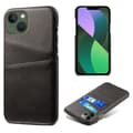 Miniatyrbillede 1 af 5: SKALO iPhone 14 Plus PU-læder Kortholder Cover - Sort