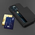 Miniatyrbillede 7 af 11: SKALO iPhone 14 Pro Armor Cover kortholder - Sort