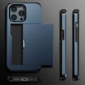 Miniatyrbillede 9 af 11: SKALO iPhone 14 Pro Armor Cover kortholder - Blå