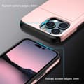 Miniatyrbillede 10 af 11: SKALO iPhone 14 Pro Armor Cover kortholder - Rosa guld