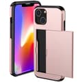 Miniatyrbillede 11 af 11: SKALO iPhone 14 Plus Armor Cover kortholder - Rosa guld