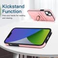 Pikkukuva 3 / 11: SKALO iPhone 14 Plus PU-nahkainen kortinhaltijan rengas - Pinkki