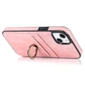 Pikkukuva 2 / 11: SKALO iPhone 14 Plus PU-nahkainen kortinhaltijan rengas - Pinkki