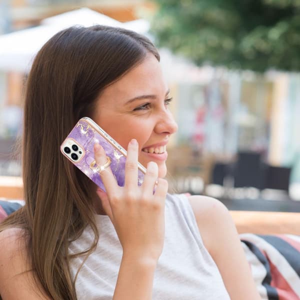 SKALO iPhone 14 Pro Max Marmori TPU suojakuori rengas - #1