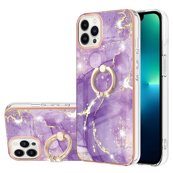 SKALO iPhone 14 Pro Max Marmori TPU suojakuori rengas - #1