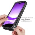 Miniatyrbillede 3 af 6: SKALO iPhone 14 Pro Stødsikker Clear Hybrid Cover - Sort