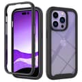 Miniatyrbillede 1 af 6: SKALO iPhone 14 Pro Stødsikker Clear Hybrid Cover - Sort