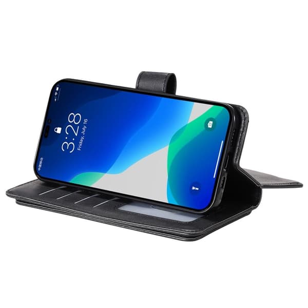 SKALO iPhone 14 Pro 10-RUM Flip Cover - Sort