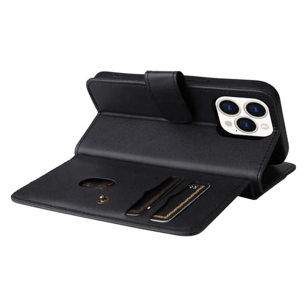 SKALO iPhone 14 Pro 10-RUM Flip Cover - Sort